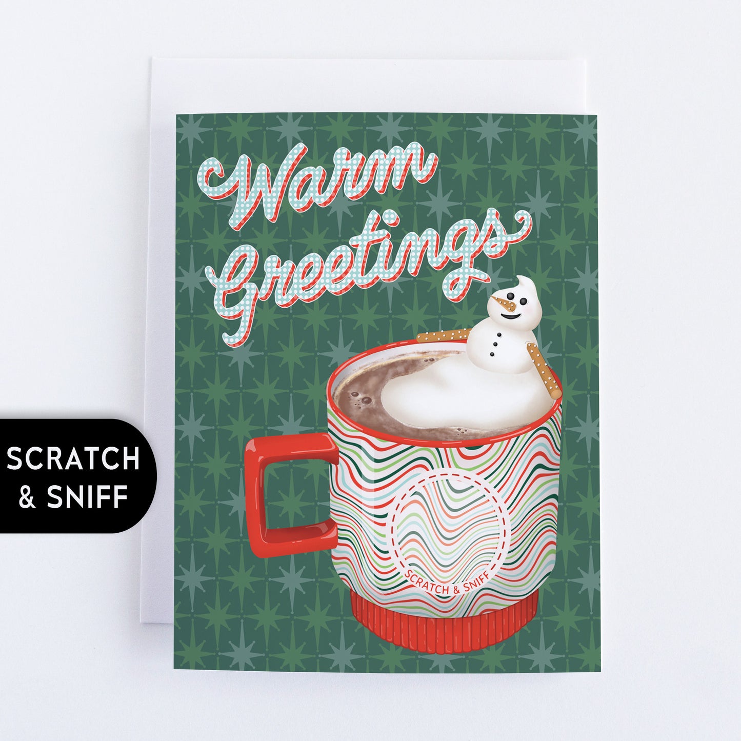 Hot Chocolate Scented Holiday Card
