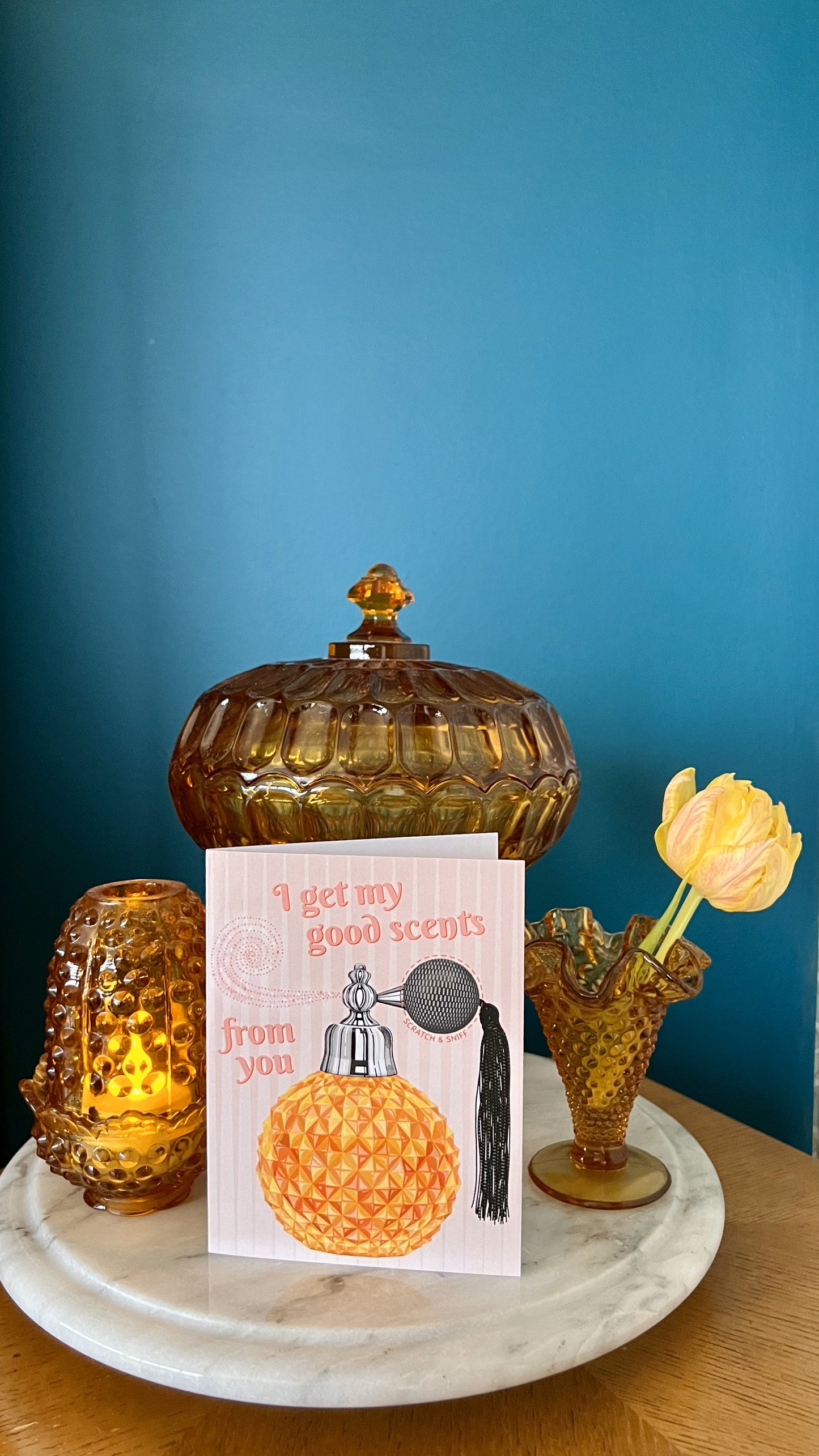 Perfume Mother's Day Card - Scratch and Sniff