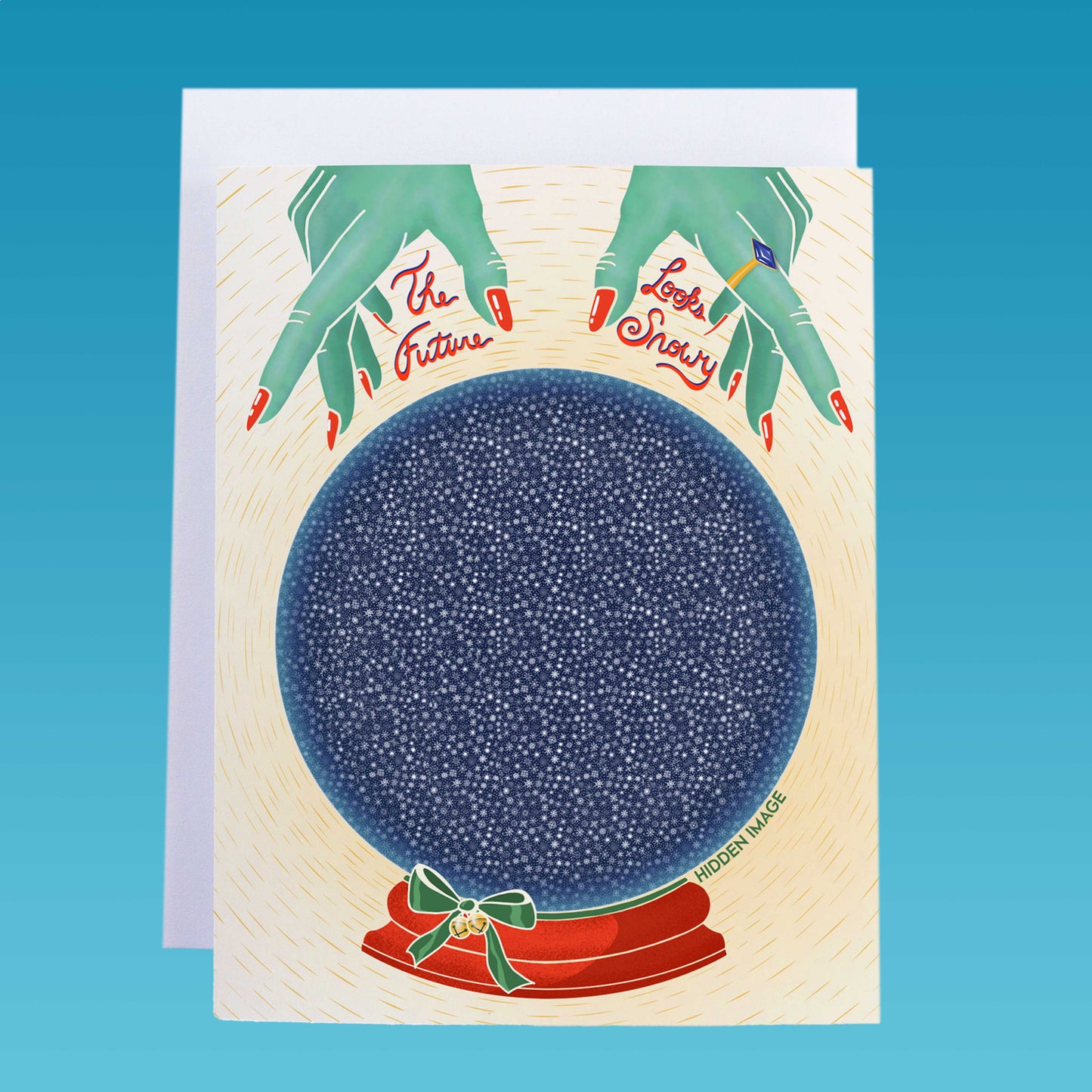 Holiday Crystal Ball Snow Globe