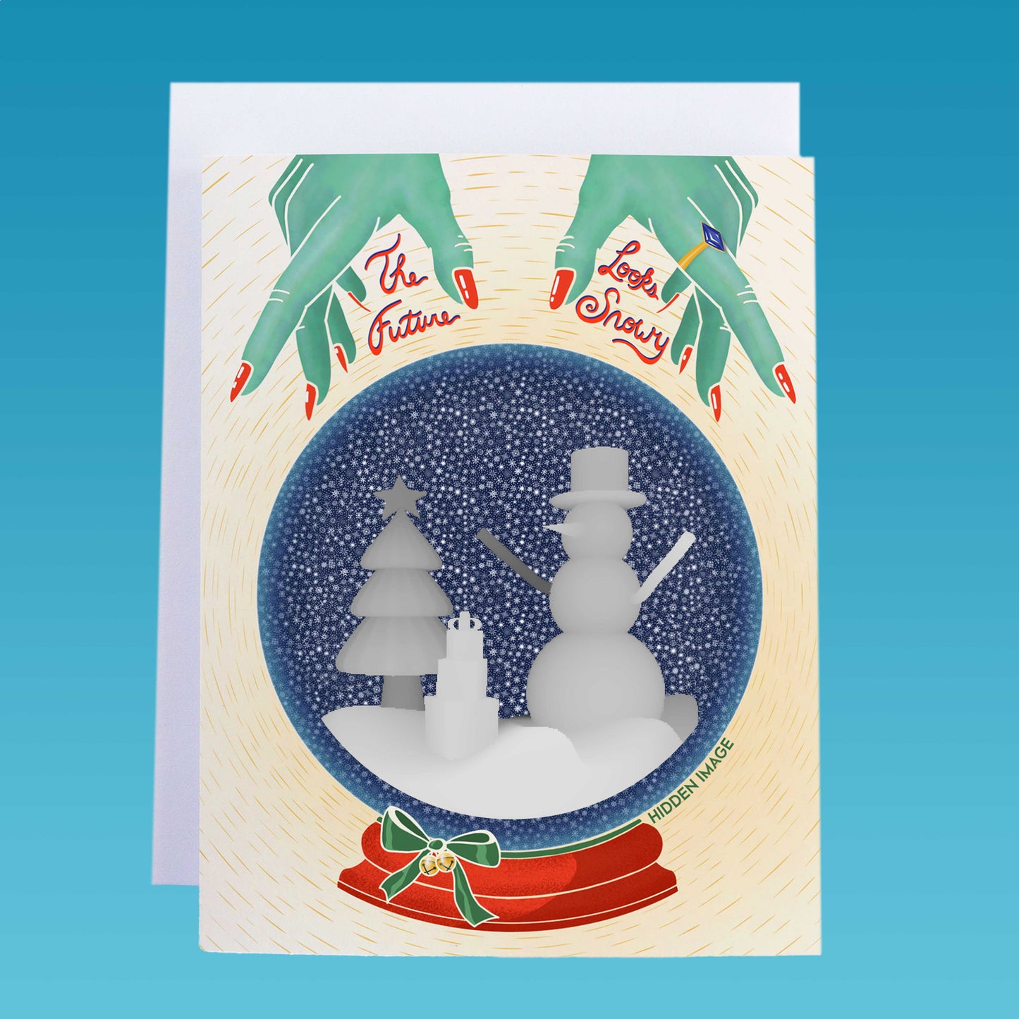 Holiday Crystal Ball Snow Globe