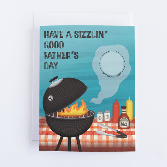 Father's Day BBQ Scratch and Sniff Card