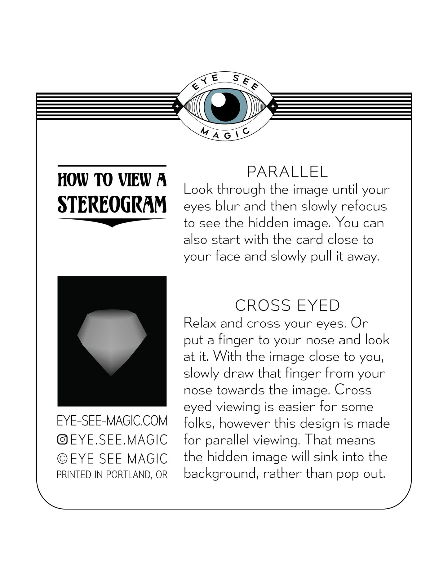 You're a Gem Greeting Card, Hidden Image