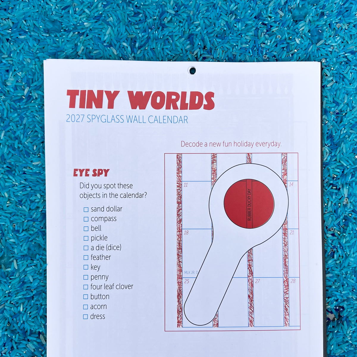 Spyglass 2027 Tiny Worlds Wall Calendar